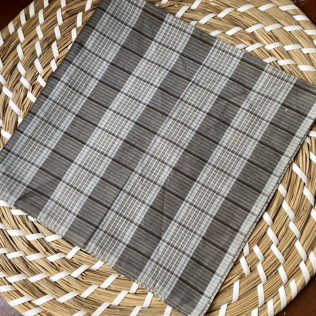 Japan cotton hankies for men bundle 3pcs (Category: Handkerchief & Pocket Squares) located in Quezon, Isabela. Submitted by hankies_garden2 (Listing ID 1470029363, Image 2). Description: Fixed price‼️ Cotton hankies from Japan 1 day reservation only‼️ *Please manage your expectations if there would be min flaws/ washable dirt/ small storage stain- major flaws will be disclosed #japanhankies #japanscarves #mcm #branded #fendi #picasso #luxuryhanky