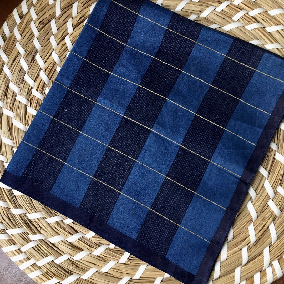 Japan Hankies for men bundle 3pcs (Category: Handkerchief & Pocket Squares) located in Quezon, Isabela. Submitted by hankies_garden2 (Listing ID 1470028695, Image 3). Description: Fixed price‼️ Cotton hankies from Japan 1 day reservation only‼️ *Please manage your expectations if there would be min flaws/ washable dirt/ small storage stain- major flaws will be disclosed #japanhankies #japanscarves #mcm #branded #fendi #picasso #luxuryhanky #celin