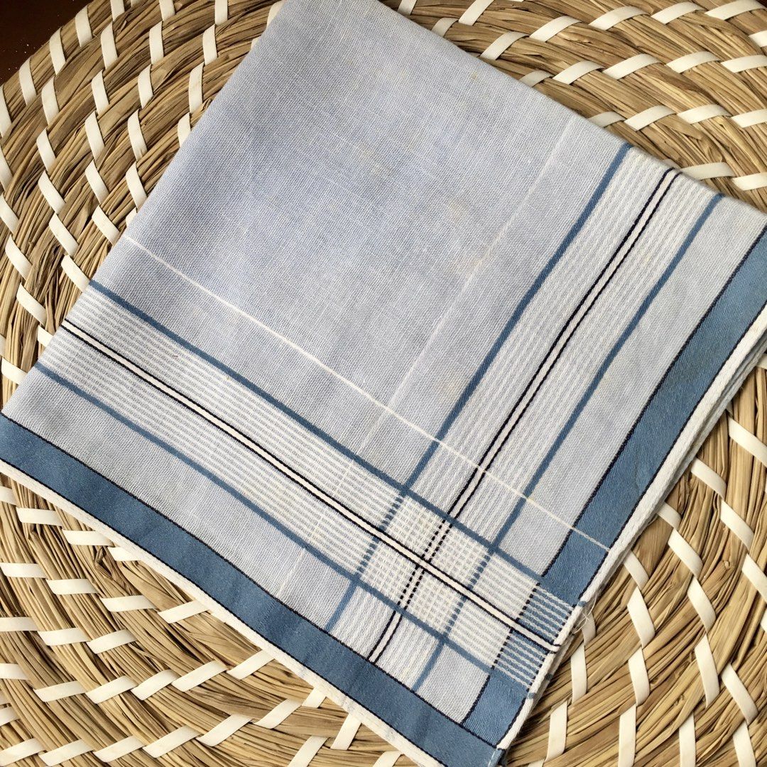Japan hankies for men bundle 3pcs (Category: Handkerchief & Pocket Squares) located in Quezon, Isabela. Submitted by hankies_garden2 (Listing ID 1470029094, Image 3). Description: Fixed price‼️ Cotton hankies from Japan 1 day reservation only‼️ *Please manage your expectations if there would be min flaws/ washable dirt/ small storage stain- major flaws will be disclosed #japanhankies #japanscarves #mcm #branded #fendi #picasso #luxuryhanky #celin