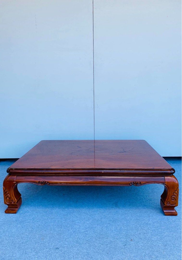 Japanese Tatami Table (Category: Tables & Sets) located in Manila. Submitted by elliefurnies31 (Listing ID 1470090471, Image 3). Description: "JAPAN SURPLUS" JAPANESE TABLE / TATAMI TABLE SIZE: 48L" x 35W" x 14H" inches (AS-IS ITEM) IN GOOD CONDITION.