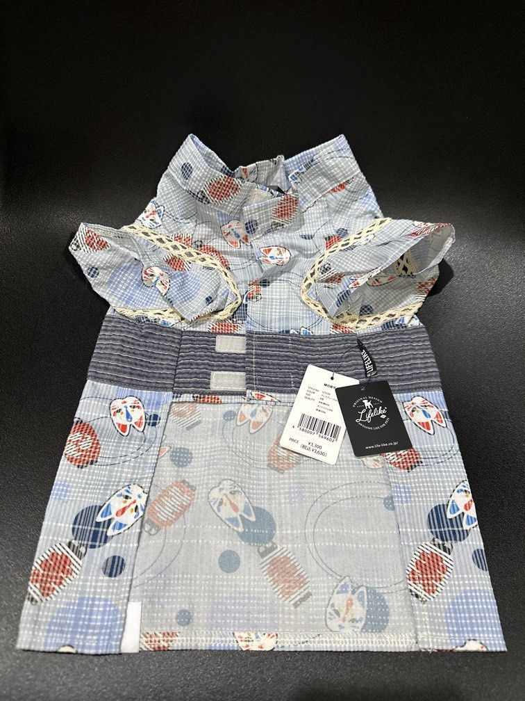 Japanese-style dog clothes (size 4) (Category: Homes & Other Pet Accessories) located in Manila. Submitted by krystalchewey_ (Listing ID 1470013291, Image 2). Description: Bnew Actual Photo Posted 380php Size :4 Japanese-style traditional dog jinbei Yukata for dogs.