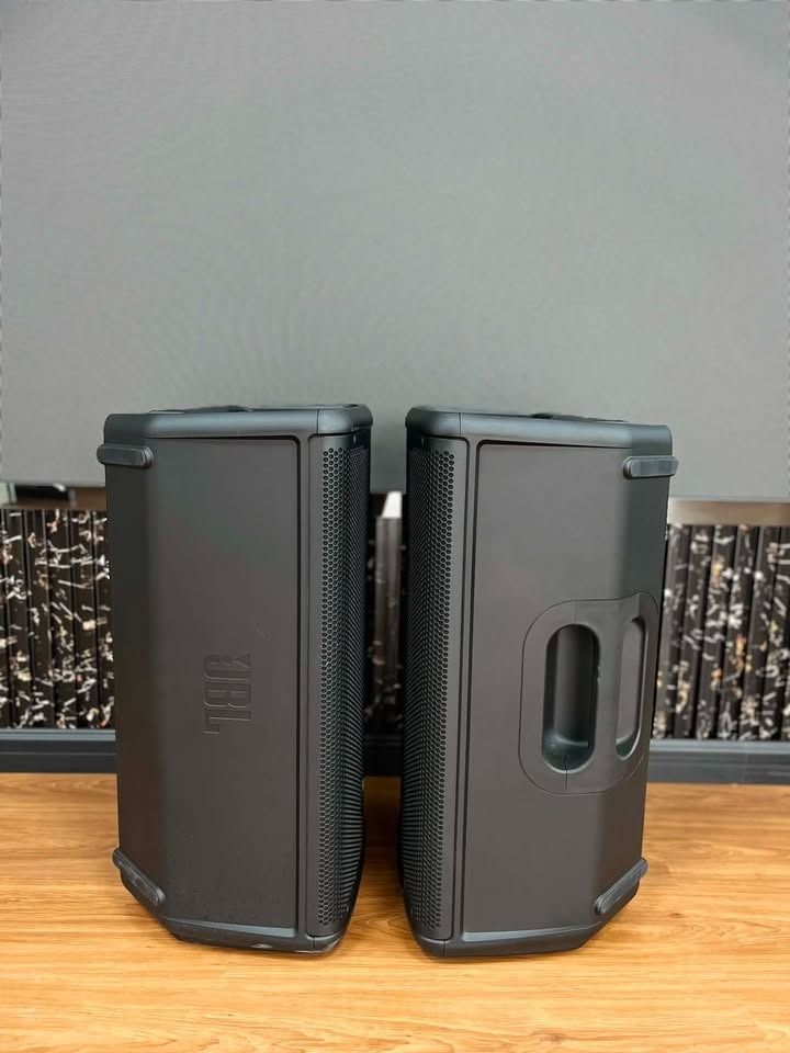 JBL EON 712 Series Powered Speakers Pair (Category: Soundbars, Speakers & Amplifiers) located in Paranaque City. Submitted by digitalconcept.corp (Listing ID 1469963021, Image 3). Description: - Item: Pair of JBL EON 712 Series Professional Powered Speakers - Color/Build: Black finish, rugged plastic enclosure, and heavy-duty metal grilles - Portability: Integrated handles on top and sides for easy transport - Controls & Inputs: Rear panel with d
