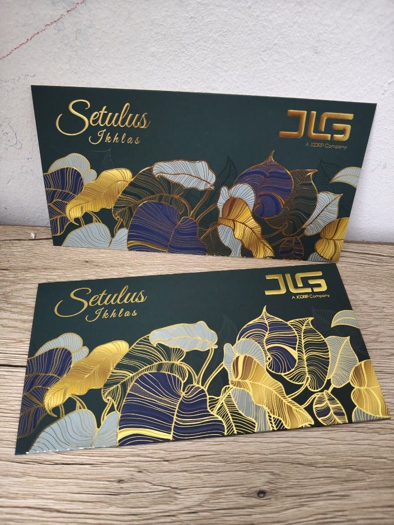 JLG Setulus Ikhlas Raya Money Packets Green Sampul Raya SDR, Hobbies ...