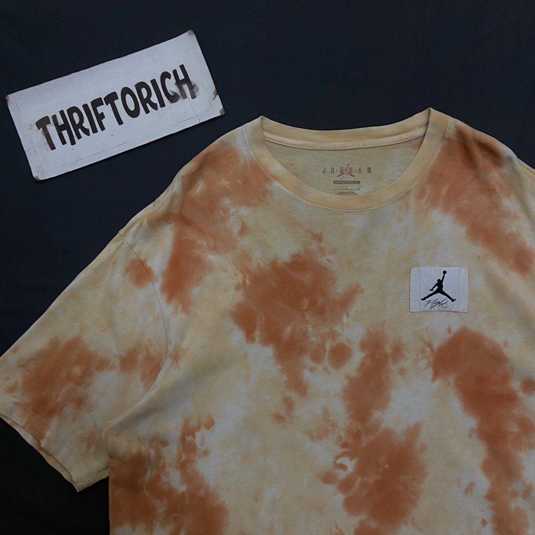 Jordan flight tiedye tshirt (Category: Tshirts & Polo Shirts ) located in Manila. Submitted by ivan_carbungco (Listing ID 1470000625, Image 2). Description: JORDAN FLIGHT TIE DYE TSHIRT 25.5 by 31 GOOD CONDITION NEED WASH COMPLETE TAGS 800 CLAIM.
