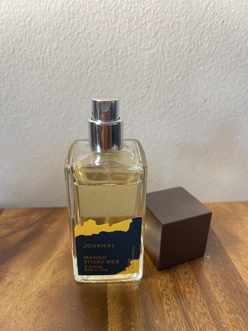 Journal Mango Sticky Rice Parfum 50ml (Category: Fragrance & Deodorants) located in Makati City. Submitted by skinandwine (Listing ID 1469957767, Image 2). Description: Authentic. Bought in Bangkok, TH. Comes with box. RFS: decluttering. - Fragrance Profile: Sweet, delicious gourmand scent capturing the classic Thai dessert..