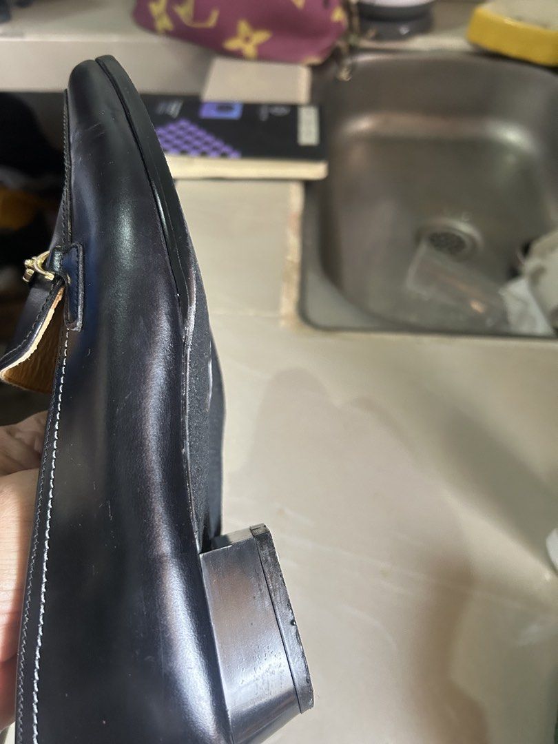 j.press (Category: Loafers) located in Cavite. Submitted by cecitrifthshop (Listing ID 1469961199, Image 3). Description: pair of black leather horsebit/bar-buckle slip-on dress loafers branded with the J. Pres size 25 cm .