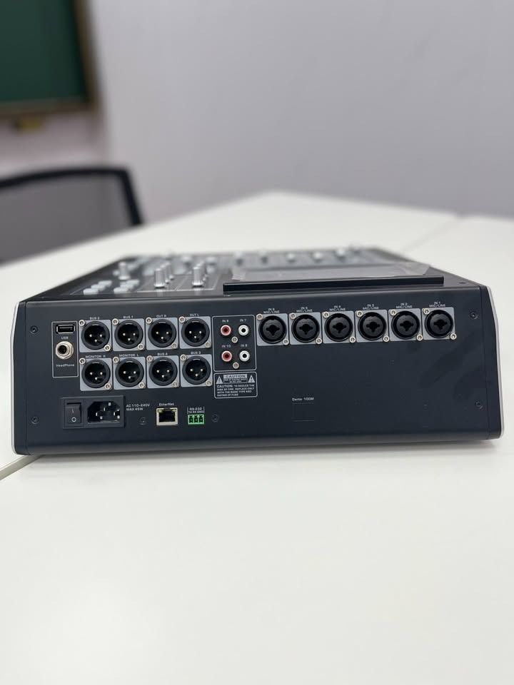 JSL Live PM14S Digital Audio Mixer Mixing Console (Category: Soundbars, Speakers & Amplifiers) located in Paranaque City. Submitted by digitalconcept.corp (Listing ID 1469964803, Image 2). Description: - Brand/Model: Solid State Logic PM14S Audio Mixer - Condition: Excellent, display screen still has protective plastic wrap - Key Features: Motorized faders, rotary knobs for preamp and EQ control, and dedicated shortcut keys - Controls: Layer assi