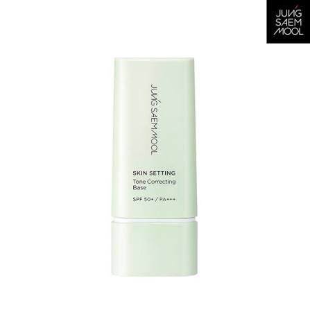 JUNG SAEM MOOL Skin Setting Tone Correcting Base (1.35 Fl Oz) (Category: Makeup) located in Manila. Submitted by cleesells (Listing ID 1470070212, Image 2). Description: JUNG SAEM MOOL Skin Setting Tone Correcting Base (1.35 Fl Oz) Benefits: This is a 2025 renewal version of Skin Setting Tone Correcting Base. A green makeup base that evens out skin tone by covering redness on the skin. Offers the skin sun protection with SPF 50+ PA+++. The porous