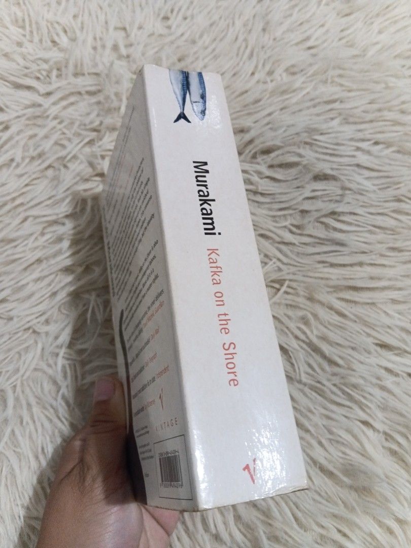 Kafka on the Shore by Haruki Murakami (Category: Announcements) located in Cavite. Submitted by nathstelein_finds (Listing ID 1470098152, Image 3). Description: - Title: Kafka on the Shore by Haruki Murakami - Edition: Vintage U.K. paperback - Translator: Philip Gabriel - Condition: Pages show natural yellowing due to age; spine is intact with clean text blocks - Format: Standard paperback.