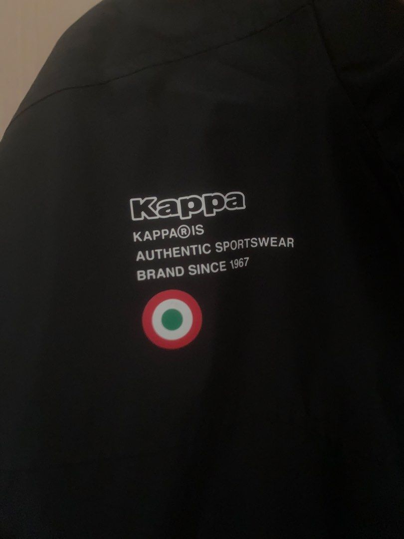 Kappa Reversible Fleece & Windbreaker Jacket (Neon / Black) (Category: Coats, Jackets and Outerwear) located in Manila. Submitted by immanuel2bc (Listing ID 1469999372, Image 3). Description: See the fit of my last photo. Up for sale is a rare Kappa reversible jacket featuring a sleek black outer shell on one side and an eye-catching neon green/yellow all-over logo fleece on the inside/reverse. High-quality construction with great weight and text