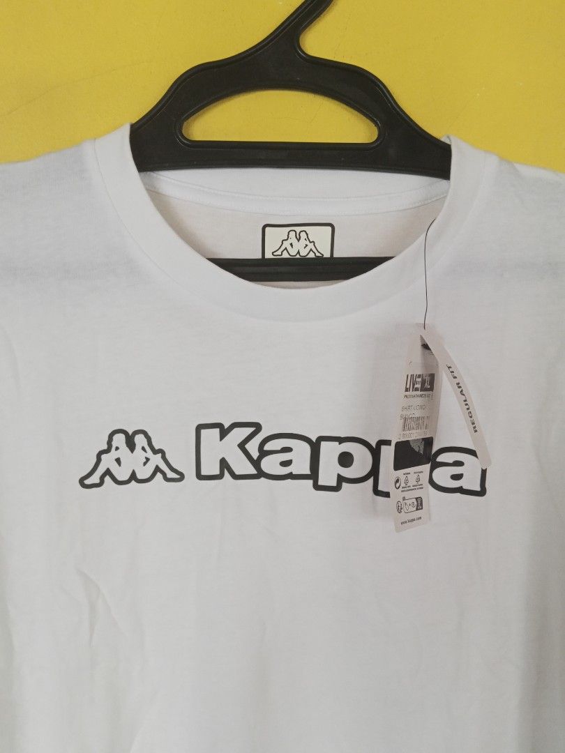 Kappa White Tshirt Size: Xlarge (Category: Tshirts & Polo Shirts ) located in Navotas City. Submitted by vanilla_sandalwood (Listing ID 1469992743, Image 2). Description: -Brand New -Brand: Kappa -Size: XL -Color: White -Tshirt.