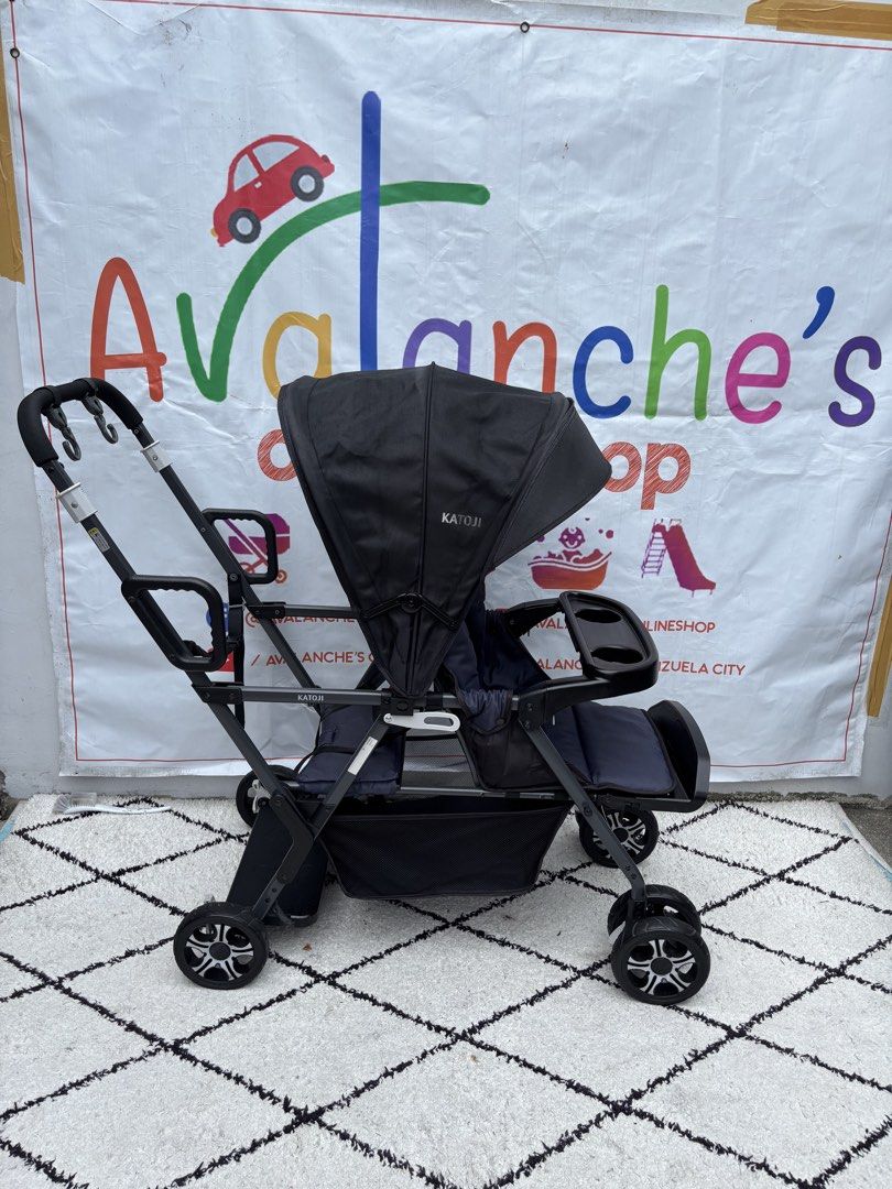 Katoji sit and stand tandem stroller (Category: Strollers) located in Manila. Submitted by avalanchesonlineshopmainacount (Listing ID 1470037807, Image 1). Description: .