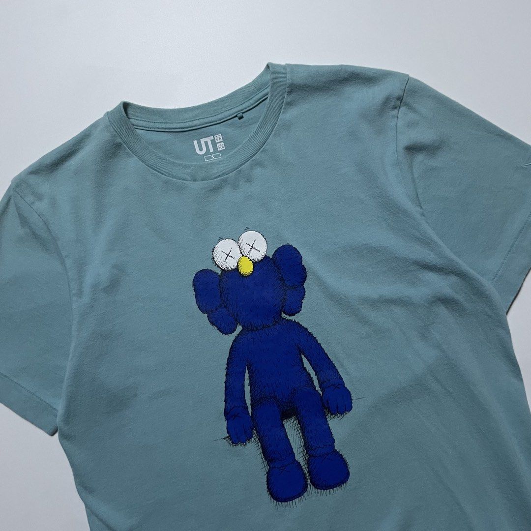 Kaws x Uniqlo Shirt (Category: Tshirts & Polo Shirts ) located in Manila. Submitted by reviveclosetph (Listing ID 1469989458, Image 2). Description: Small / 17.5 x 25.5 Excellent Condition Need wash 9 / 10.