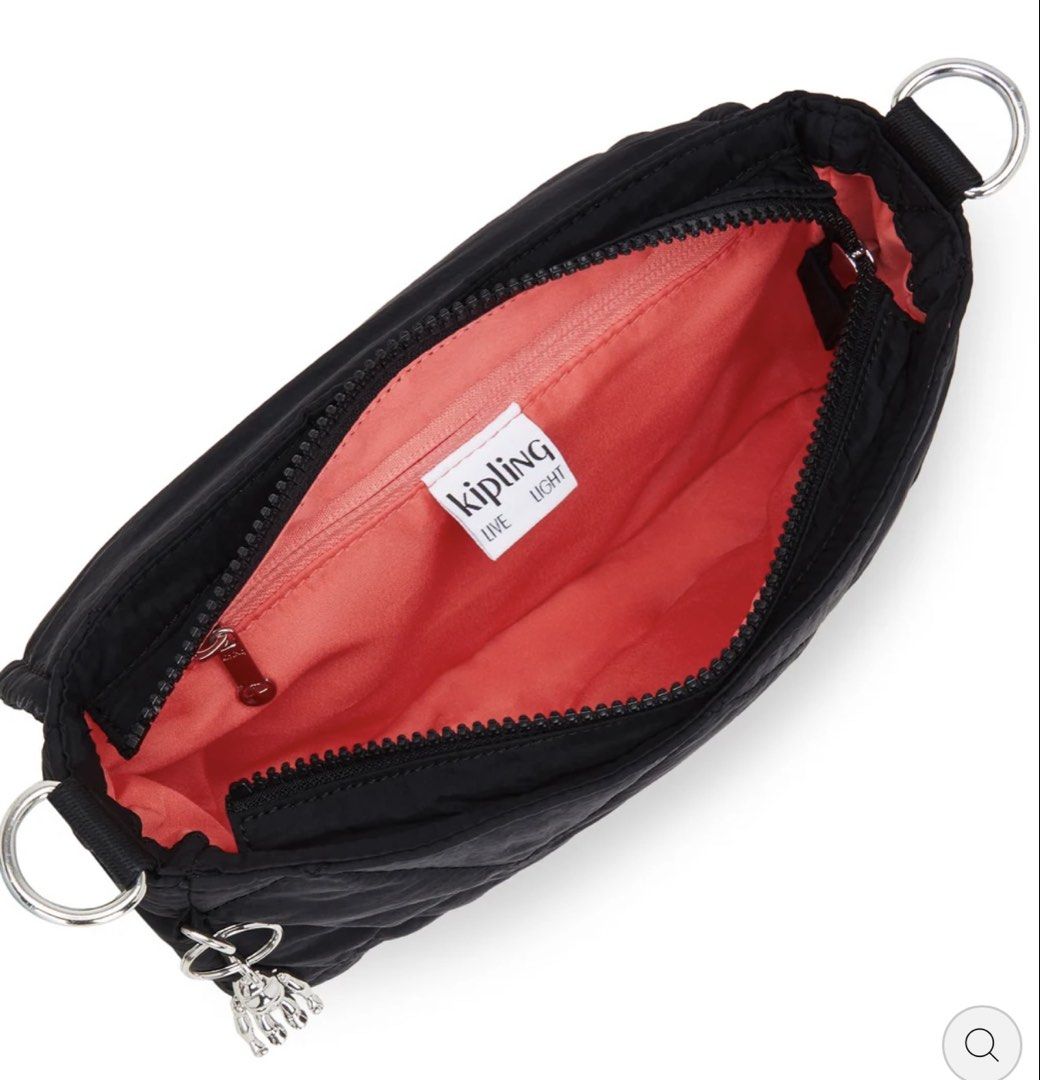 Kipling Cosmic Black Quilted Shoulder & Crossbody Bag (Category: Cross-body Bags) located in Rizal. Submitted by stardustglimmer (Listing ID 1470099149, Image 3). Description: .