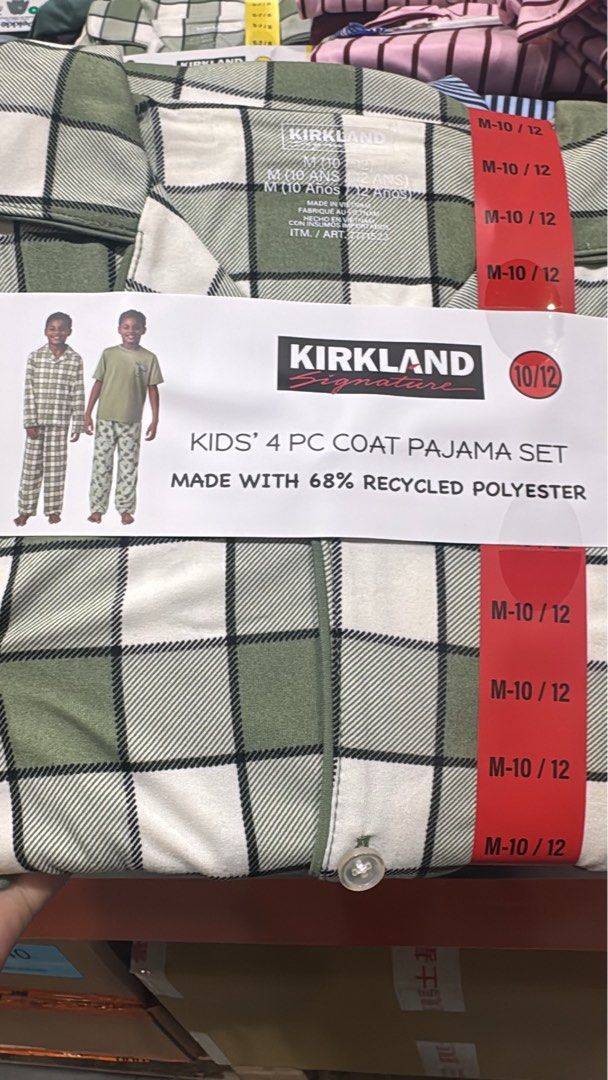 Kirkland set (Category: Babies & Kids Fashion) located in Tarlac. Submitted by kai.0621 (Listing ID 1469993704, Image 2). Description: Pajama set of 2 (eta nov 5) .