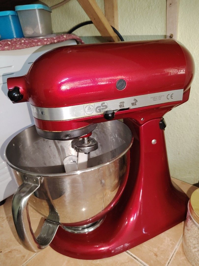 Normal Mixing Machine KitchenAid Artisan Stand Mixer Red, Furniture & Home Living ...