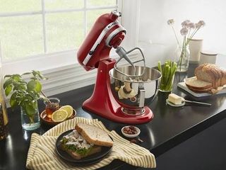 KitchenAid Artisan Stand Mixer Red, Furniture & Home Living ...