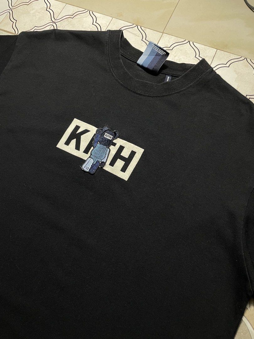 Kith x Bearbrick Logo Tee (Category: Tshirts & Polo Shirts ) located in Quezon City. Submitted by renovare.196 (Listing ID 1470080390, Image 3). Description: Kith x Bearbrick Logo Tee As New Condition Color Rate: 9.8/10 No Issue Measurements • Width: 21 • Length: 27.5 Price: 1500 obo DM IF INTERESTED📥.
