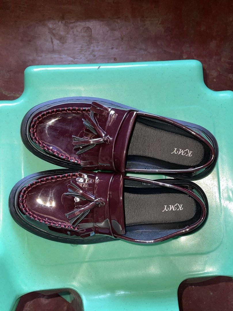 KMY CHERRY RED LOAFERS (Category: Casual Shoes) located in Cagayan de Oro. Submitted by gabsthrift (Listing ID 1470043381, Image 1). Description: KMY CHERRY RED SIZE: 42 US 8.5 350+sf last sa sure buyer! .