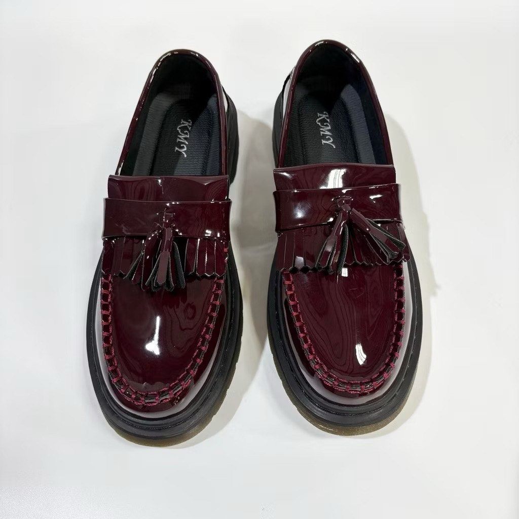 KMY CHERRY RED LOAFERS (Category: Casual Shoes) located in Cagayan de Oro. Submitted by gabsthrift (Listing ID 1470043381, Image 3). Description: KMY CHERRY RED SIZE: 42 US 8.5 350+sf last sa sure buyer! .
