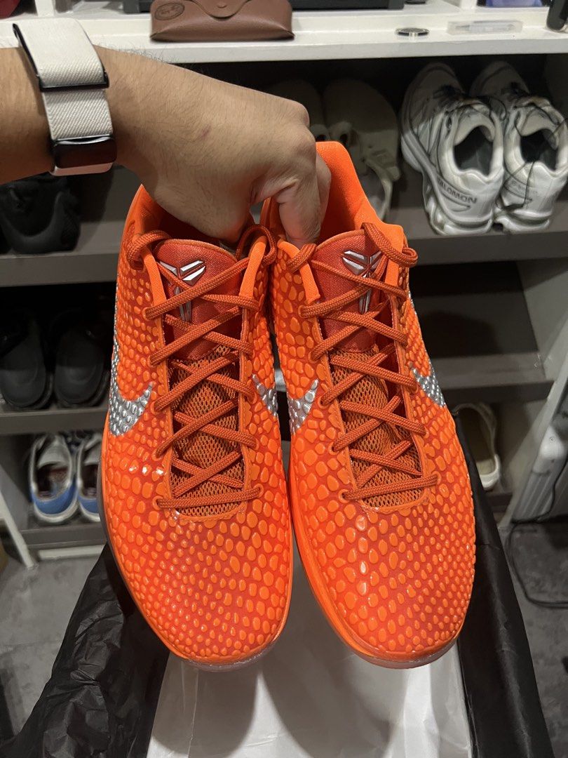 Kobe 6 (Total Orange) (Category: Sneakers) located in Quezon City. Submitted by shaggieboi (Listing ID 1470050919, Image 3). Description: Good as new - Used once Local release Size 10 mens Complete with box.