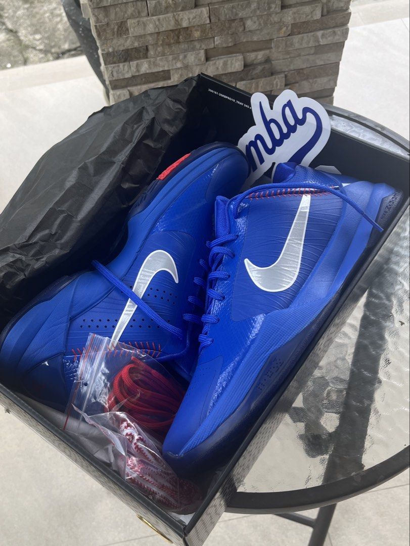 Kobe V Protro Dodgers (Category: Sneakers) located in Manila. Submitted by angelaylor52968 (Listing ID 1469985826, Image 1). Description: Worn once Rfs: Wrong size.