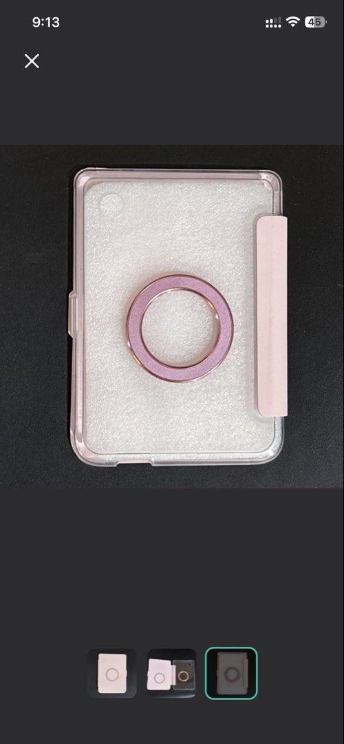 Kobo Clara Colour Case w/ Magnet (Category: Cases & Sleeves) located in Quezon City. Submitted by sellingsunsets (Listing ID 1469977478, Image 3). Description: Kobo Clara Colour Case Bundle 🎀 Includes: Pink magnetic folio case Clear back case with magnetic ring Cute dog magnetic grip RFS: Extra case Selling as a bundle. 😊.