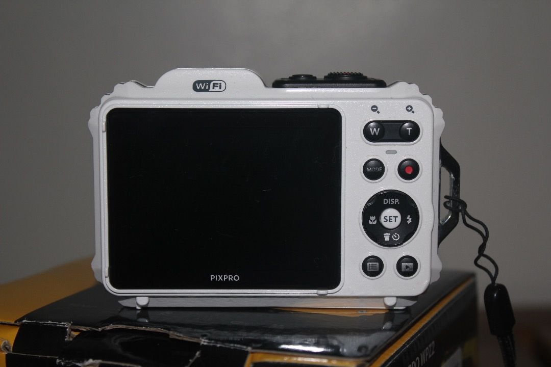 Kodak PIXPRO WPZ2 Waterproof Digital Camera + Extra Battery (Category: Cameras) located in Manila. Submitted by the.gelat0 (Listing ID 1470128927, Image 3). Description: • Kodak PIXPRO WPZ2 digital camera • Waterproof up to 15 m / 50 ft • Includes extra battery • Overall in pristine condition, with one button marking fading but still visible • No other known cosmetic issues • Happy to provide sample photos and a functionality demo • Price: ₱10,50
