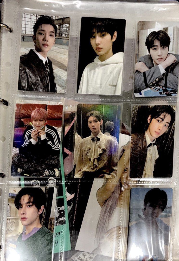 ENHYPEN Kpop Photocards Sunghoon Jake (Category: K-Wave Merchandise) located in Quezon City. Submitted by andre25_ (Listing ID 1470053399, Image 1). Description: - ENHYPEN photocards featuring Sunghoon and Jake - Glossy finish and standard trading card size - Carefully stored in clear binder pockets - Ships securely in protective sleeves - Ideal for starting a collection or completing your set.