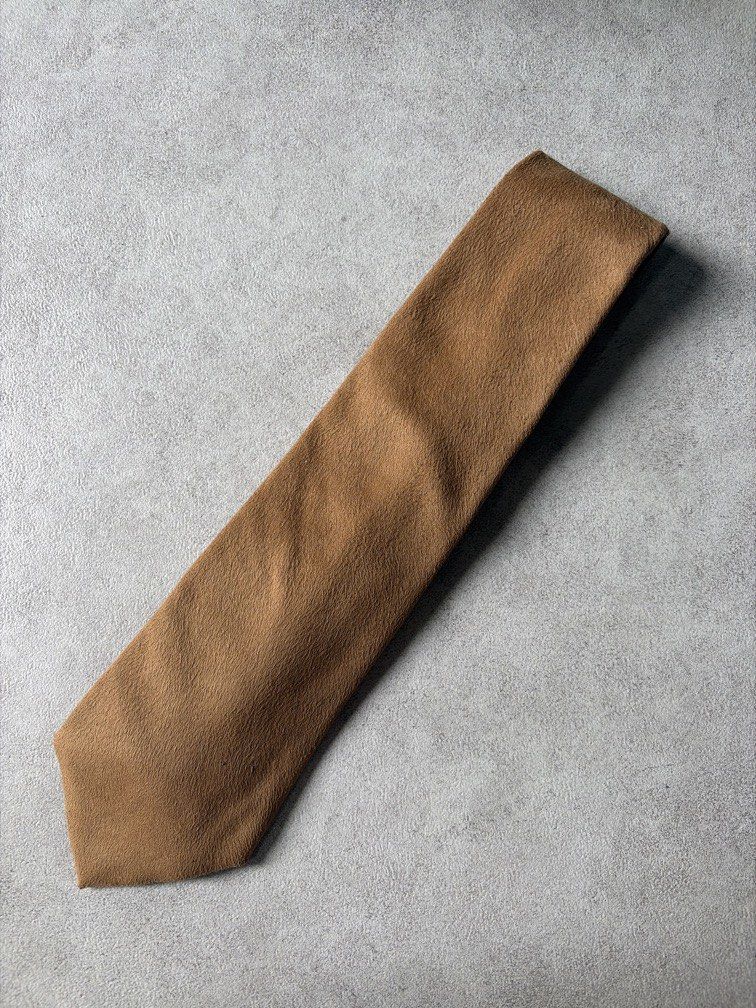 KSC Suede Necktie (Category: Ties) located in Pasig City. Submitted by chamoisee (Listing ID 1469958990, Image 1). Description: like cowfur material .