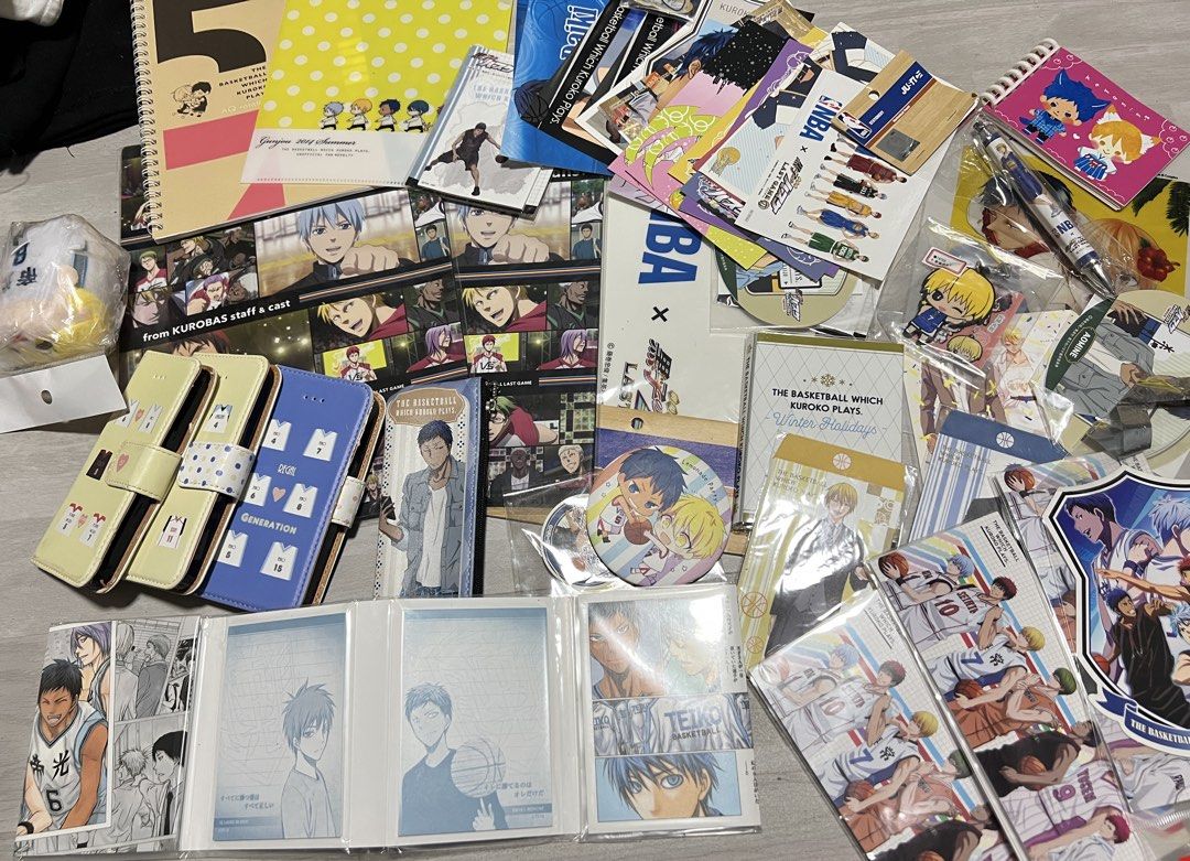 Kuroko no basket (Category: Stationery & School Supplies) located in Caloocan City. Submitted by verygoodmama (Listing ID 1470122834, Image 1). Description: All items in the picture are included. Collector items. Kuroko no basket school supplies.