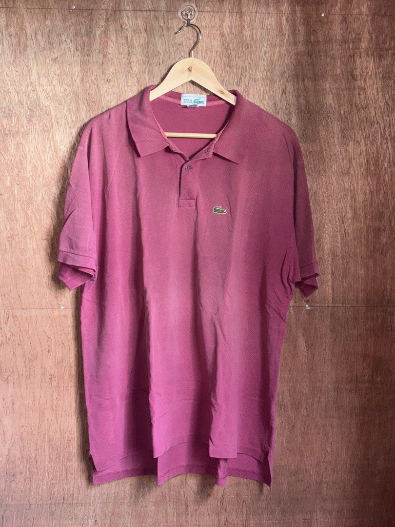 Lacoste Pink Polo Shirt (Category: Tshirts & Polo Shirts ) located in Cabuyao City. Submitted by giothr1ft (Listing ID 1470052019, Image 1). Description: -Width: 26 -Length: 30 -Condition: 9/10 📌Buyers will shoulder the shipping fee.