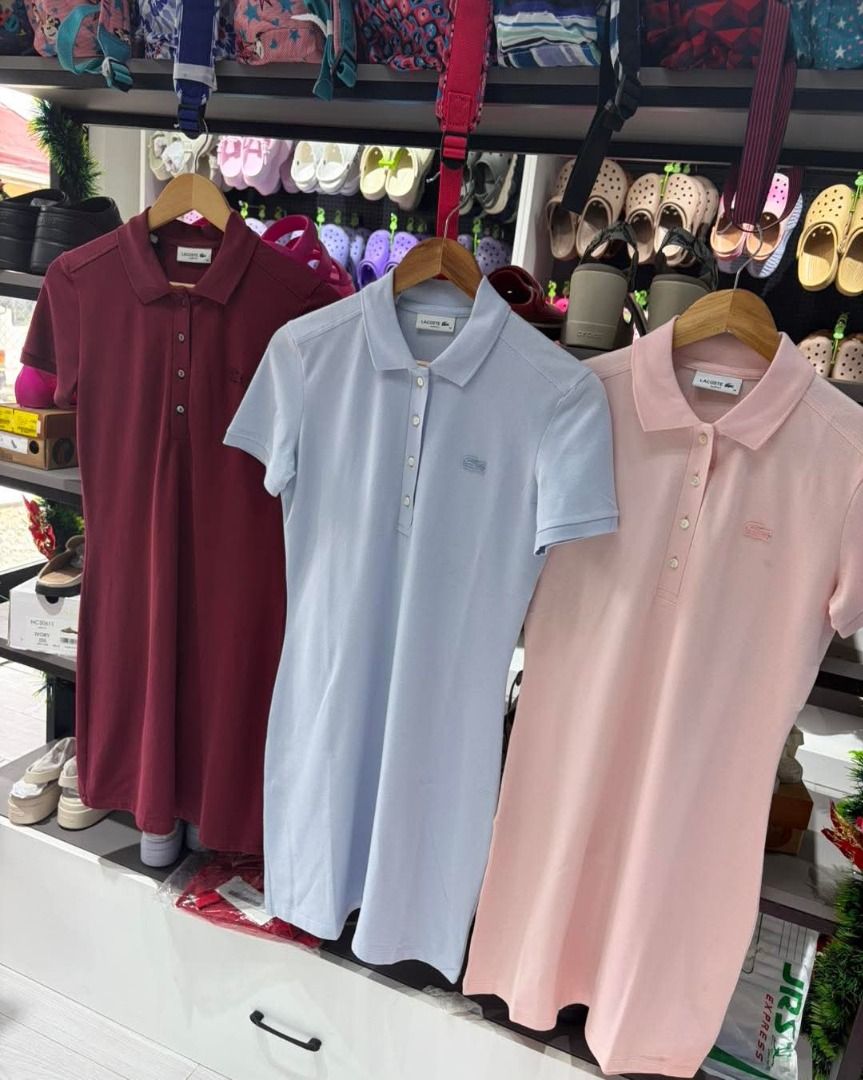 Lacoste Dress Available (Category: Dresses) located in Rizal. Submitted by hiraya16 (Listing ID 1470002583, Image 1). Description: Limited Quantity Onhand ready to ship Burgundy 34 36 slim fit Powder Blue 36 slim fit Peach 36 slim fit.