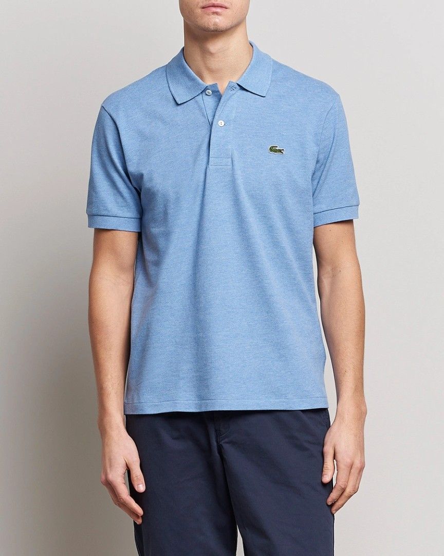 LACOSTE HEATHER BLUE POLO (Category: Tshirts & Polo Shirts ) located in Manila. Submitted by lunaras_declutter (Listing ID 1470107359, Image 1). Description: EXCELLENT CONDITION.