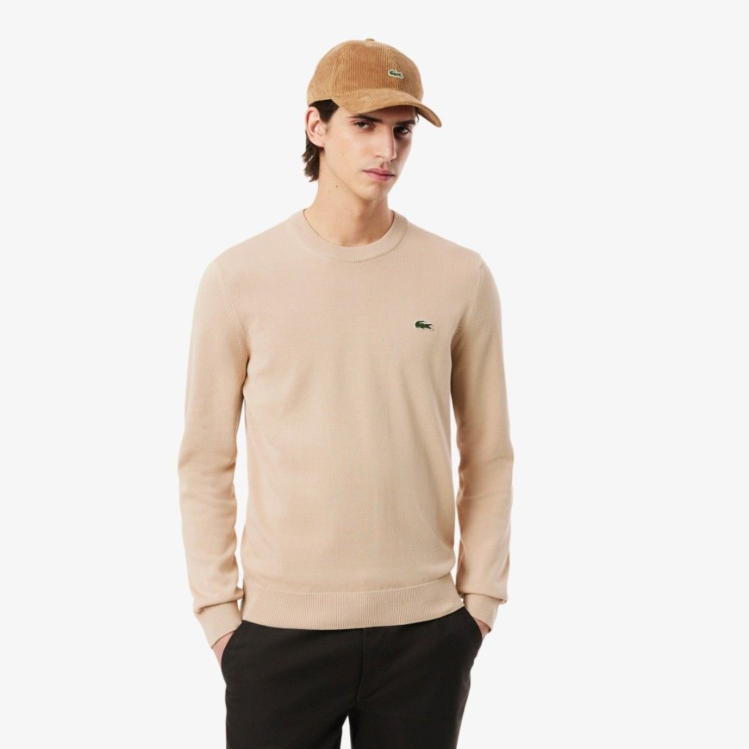 Lacoste organic cotton sweatshirt (Category: Tshirts & Polo Shirts ) located in Manila. Submitted by machoxmatt (Listing ID 1469975018, Image 1). Description: brandnew size: 2 regular fit (w19, L26) color: grey mop:bdo/gcash shipping at buyer's expense.