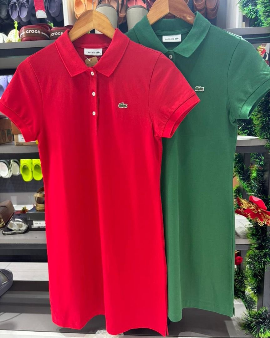 Lacoste Polo Dress (Category: Dresses) located in Rizal. Submitted by hiraya16 (Listing ID 1470003340, Image 1). Description: Limited Quantity Onhand ready to ship Red 34 and 38 Green 34 Small.