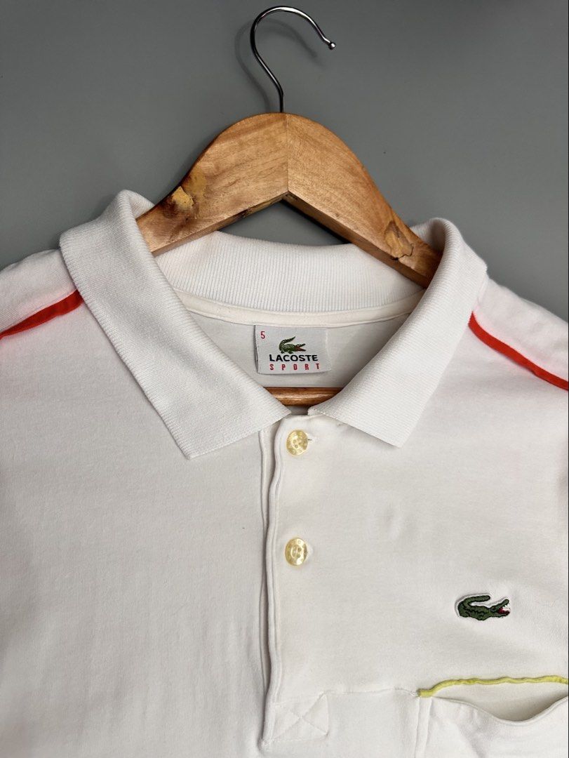 Lacoste Polo Sport (Category: Activewear) located in Manila. Submitted by thriftavenueph (Listing ID 1469973041, Image 2). Description: Fs: Lacoste Polo Sport Size: 22x28, L to semi XL Condition: excellent, no stain, loose stitch sa pocket kita na sa pic Price: 1,350.