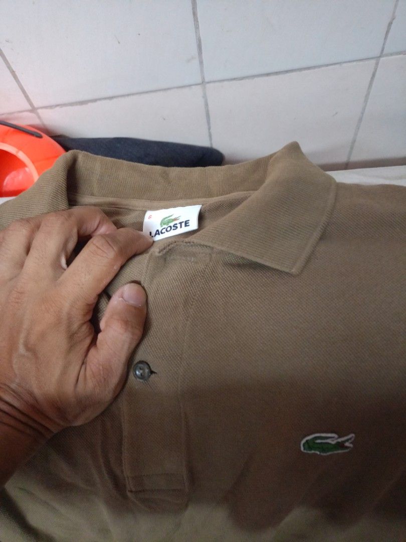 Lacoste poloshirt (Category: Formal Shirts) located in Manila. Submitted by raymund2501 (Listing ID 1470090669, Image 2). Description: for sale size 6 on tag 24 x 28 inches dimension good condition urig.