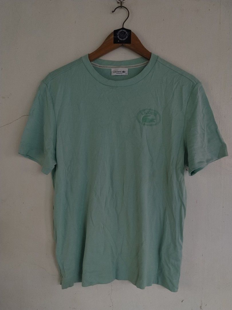 Lacoste Regular Fit Rubberised Logo Shirt (Category: Tshirts & Polo Shirts ) located in Ilog. Submitted by jzee03 (Listing ID 1470041776, Image 1). Description: Lacoste Rubberised Logo Shirt 42 on tag Dimes: 19.5-20x26 Color rate: 10/10 As new / Excellent Condition No issue 1200 Freeshipping .
