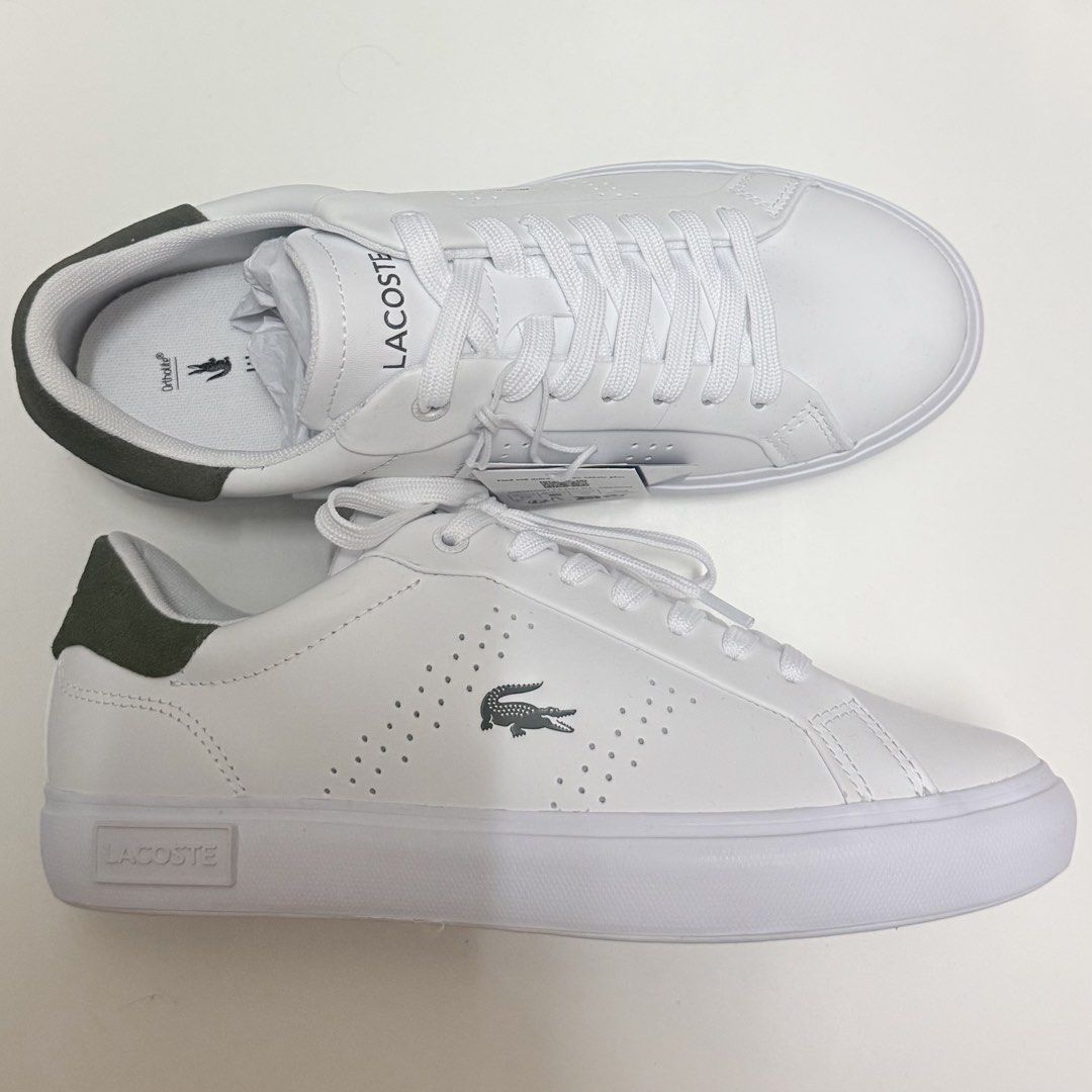 Lacoste Sneakers (Category: Sneakers) located in Manila. Submitted by vkft326 (Listing ID 1470045045, Image 1). Description: - Brand: Lacoste - Condition: Brand new with paper tags - RFS: wrong size - Orig price: ₱6k, nego.