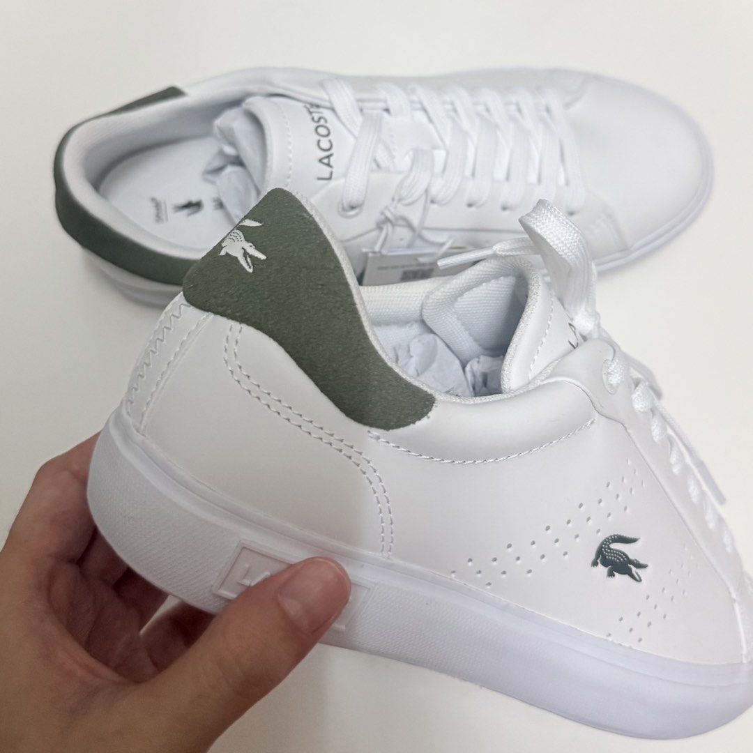Lacoste Sneakers (Category: Sneakers) located in Manila. Submitted by vkft326 (Listing ID 1470045045, Image 3). Description: - Brand: Lacoste - Condition: Brand new with paper tags - RFS: wrong size - Orig price: ₱6k, nego.