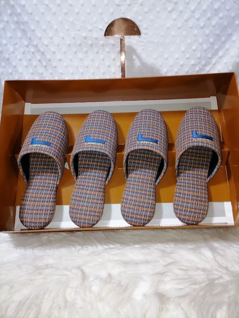 Lancel Indoor Slippers Gift Set (Category: Flats & Sandals) located in Butuan. Submitted by az-branded.items (Listing ID 1469981470, Image 1). Description: Kasya 38-39 isang size lang po ang 2 pairs.. Sole size 10 inches. Authentic Items From Japan.