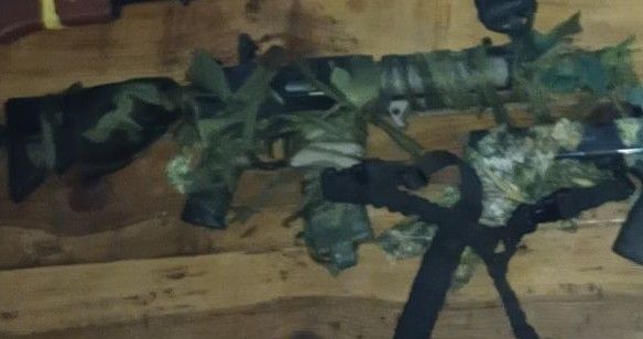 Lancer Tactical M4 Airsoft Rifle (Category: Action & Battle Toys) located in Caloocan City. Submitted by frenziedjack (Listing ID 1470072530, Image 3). Description: - Model: Lancer Tactical M4 rifle - Customization: Ghillie wrap and camo tape on the barrel Airsoft Lancer Tactical Gen 3 Inclusions - 1 metal Kalmot mag - 2 polymer mid-cap mags — ₱1,200 - Speedloader — ₱200 - 11.1V T-plug battery — ₱600 - Tan polymer magwell — ₱150 - Tan handguard r
