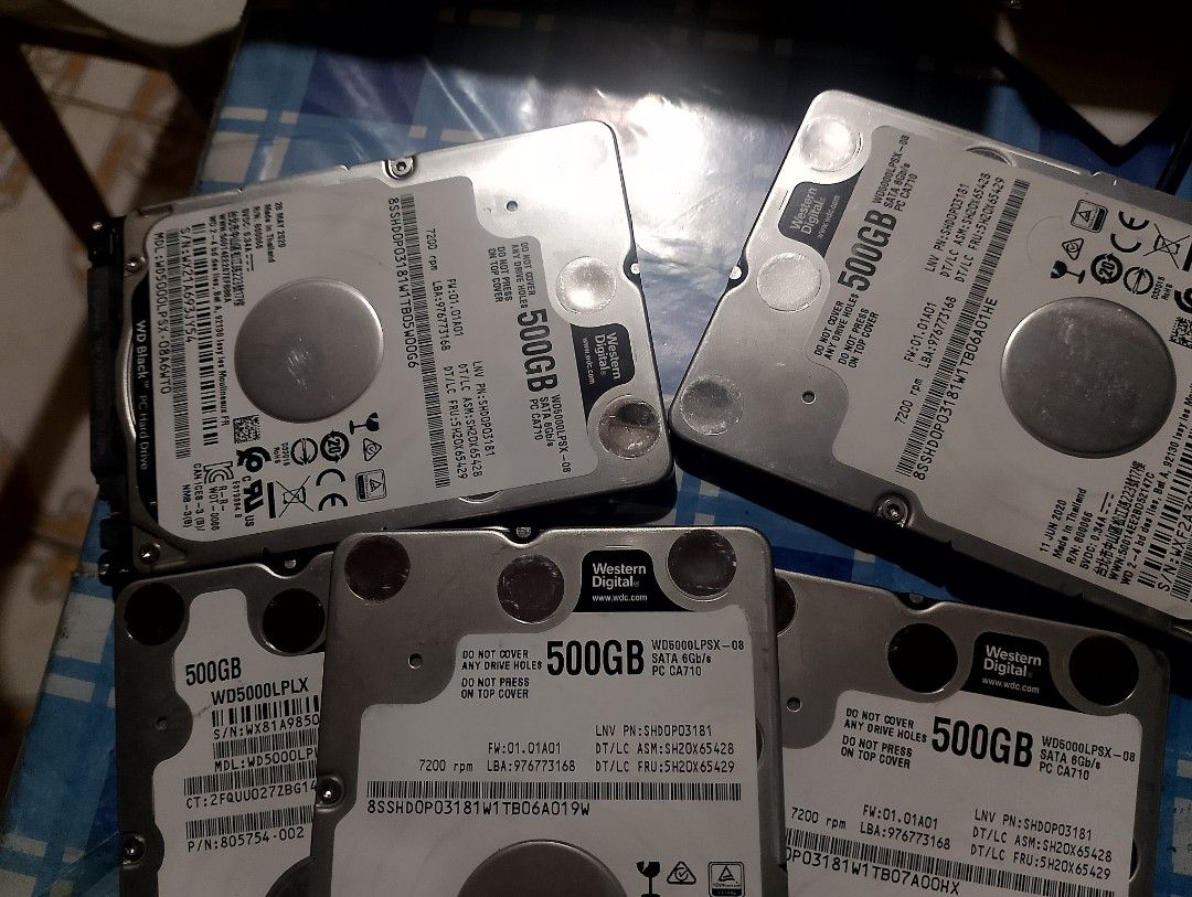 LAPTOP HDD 500GB (Category: Hard Disks & Thumbdrives) located in Manila. Submitted by vaughnelijah (Listing ID 1470085722, Image 3). Description: .