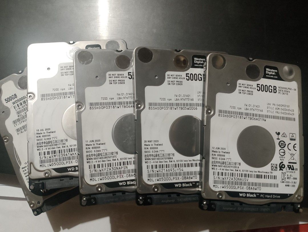 LAPTOP HDD 500GB (Category: Hard Disks & Thumbdrives) located in Manila. Submitted by vaughnelijah (Listing ID 1470085722, Image 1). Description: .