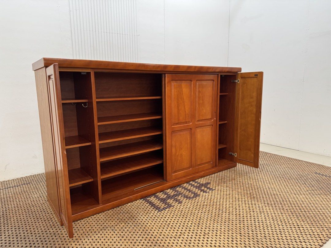Lateral Cabinet (Category: Shelves, Cabinets & Racks) located in Quezon City. Submitted by matetdevis13 (Listing ID 1470082935, Image 3). Description: Modern Wooden Sliding Door Lateral Cabinet Price: 10,500 L67 x W16.5 x H39 In good condition Code MJS40-R23.