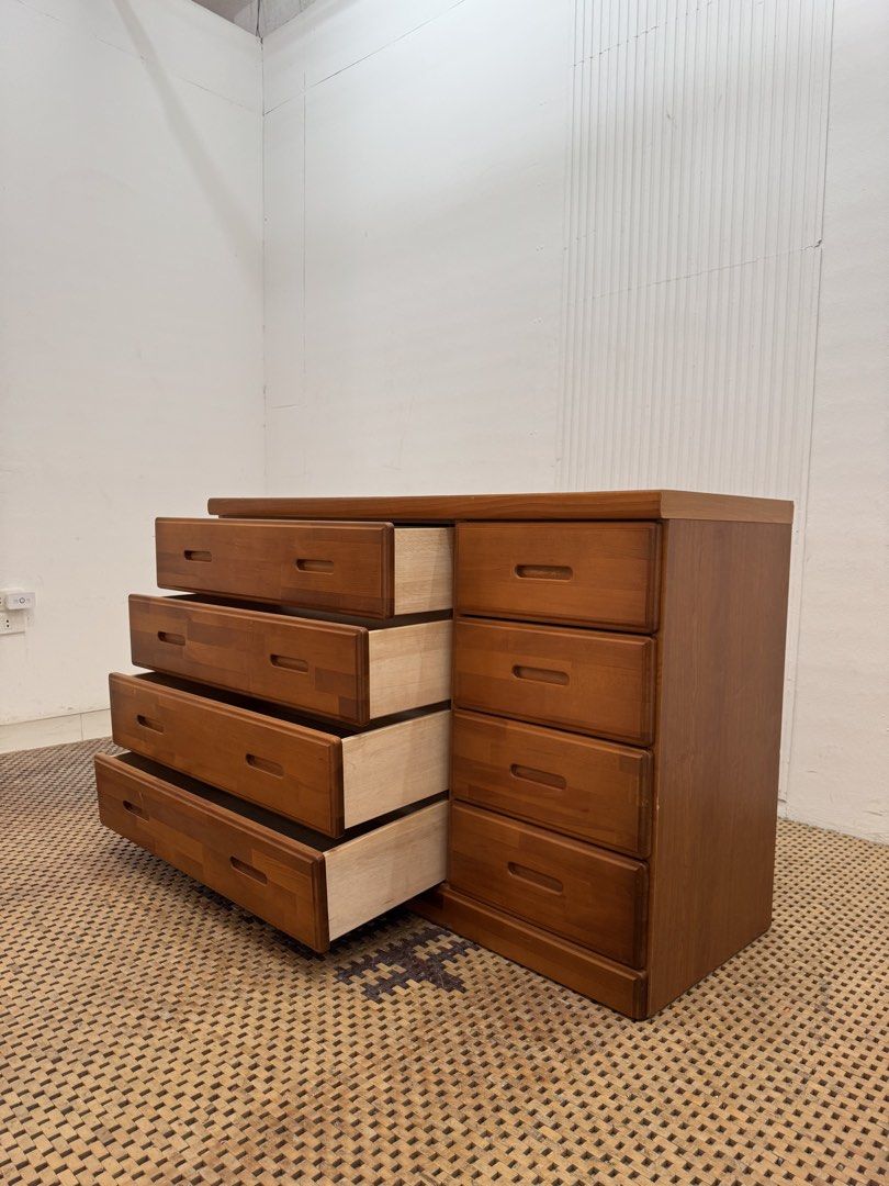 Lateral Drawer (Category: Shelves, Cabinets & Racks) located in Quezon City. Submitted by matetdevis13 (Listing ID 1470070231, Image 3). Description: Wooden 8-Drawer Chest Price: 6,900 L47 x W17.5 x H30.5 In good condition Code MJS41-R15.
