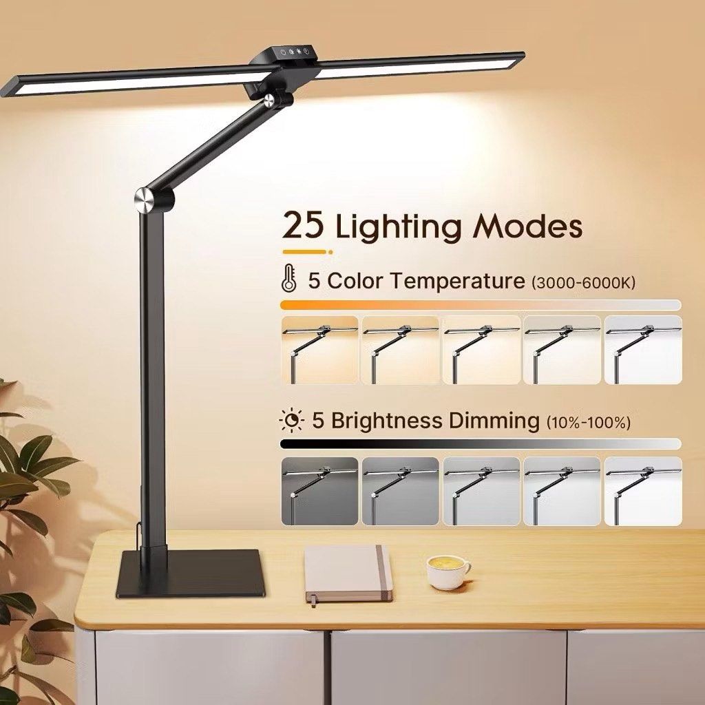 LED DOUBLE DESK LAMP (Category: Lighting) located in Manila. Submitted by vxnclo (Listing ID 1470091330, Image 2). Description: bought for 1300++ good as new! rfs: bought a new lamp.