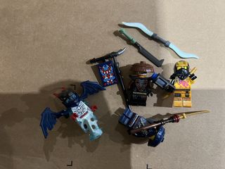 LEGO Ninjago Minifigures Lot with Weapons and Accessories, Toys ...