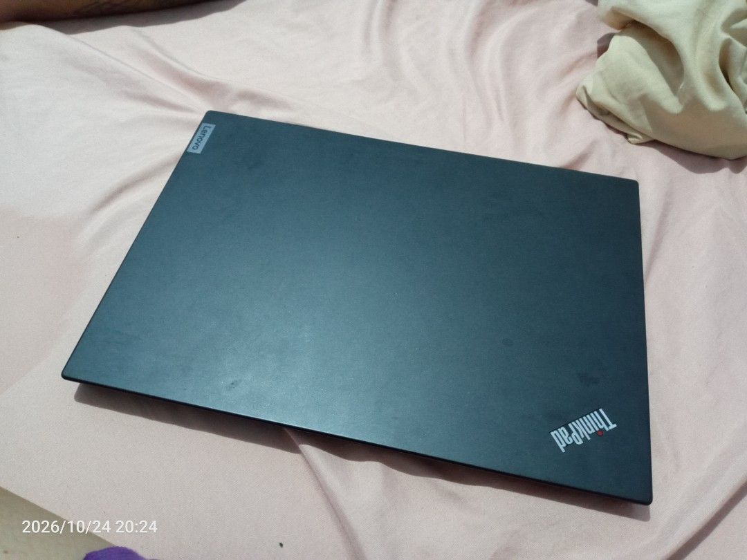 Lenovo thinkpad L14 (Category: Laptops & Notebooks) located in Bulacan. Submitted by pauwieeee (Listing ID 1470082730, Image 3). Description: Lenovo thinkpad L14 complete package kasama original charger tska thinkpad backpack *NO ISSUE. GAGAMITIN NALANG*.